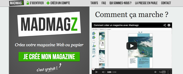 Madmagz - Créez votre magazine Web ou papier en ligne