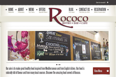 Creation site internet Rococo Oxford
