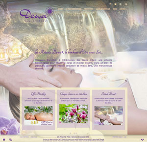 Creation site internet Spa d’Hôtes Dewa®