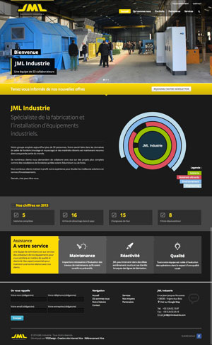 Création site internet - JML Industrie