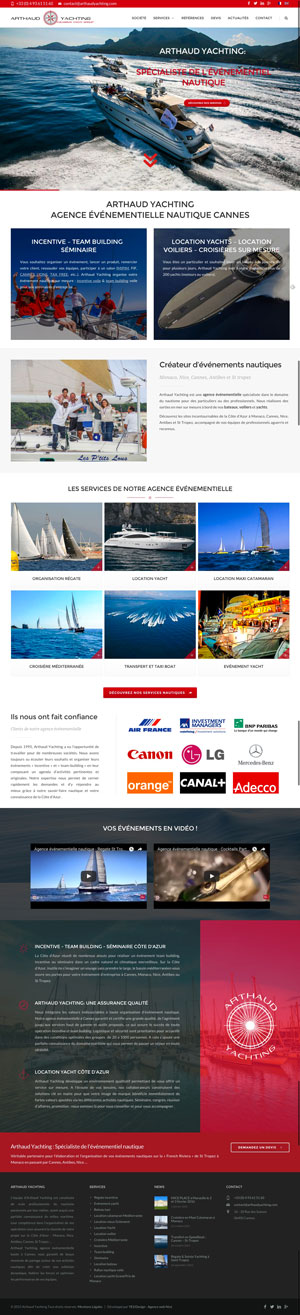 Agence événementielle - Arthaud Yachting