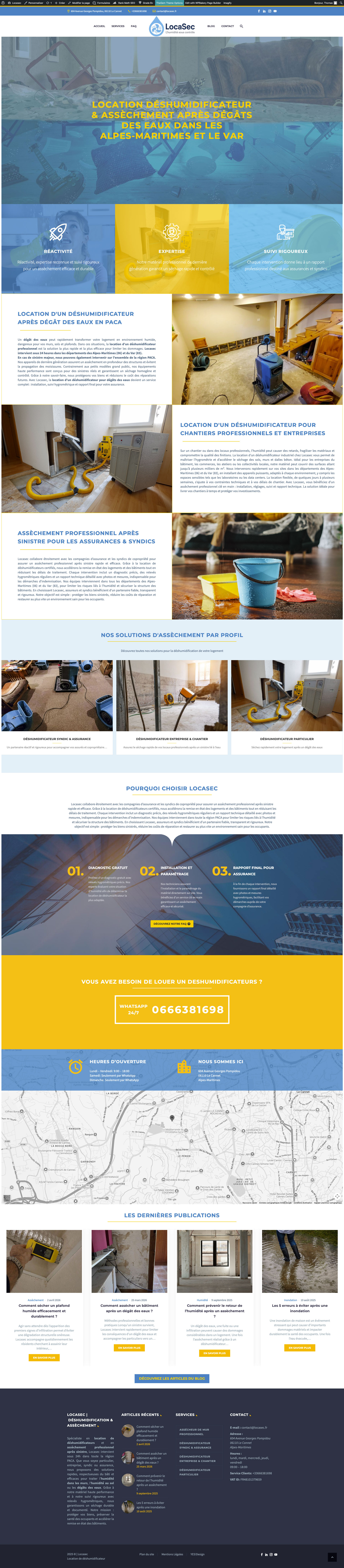 Locasec | Déshumidification & Assèchement Locasec | Déshumidification & Assèchement